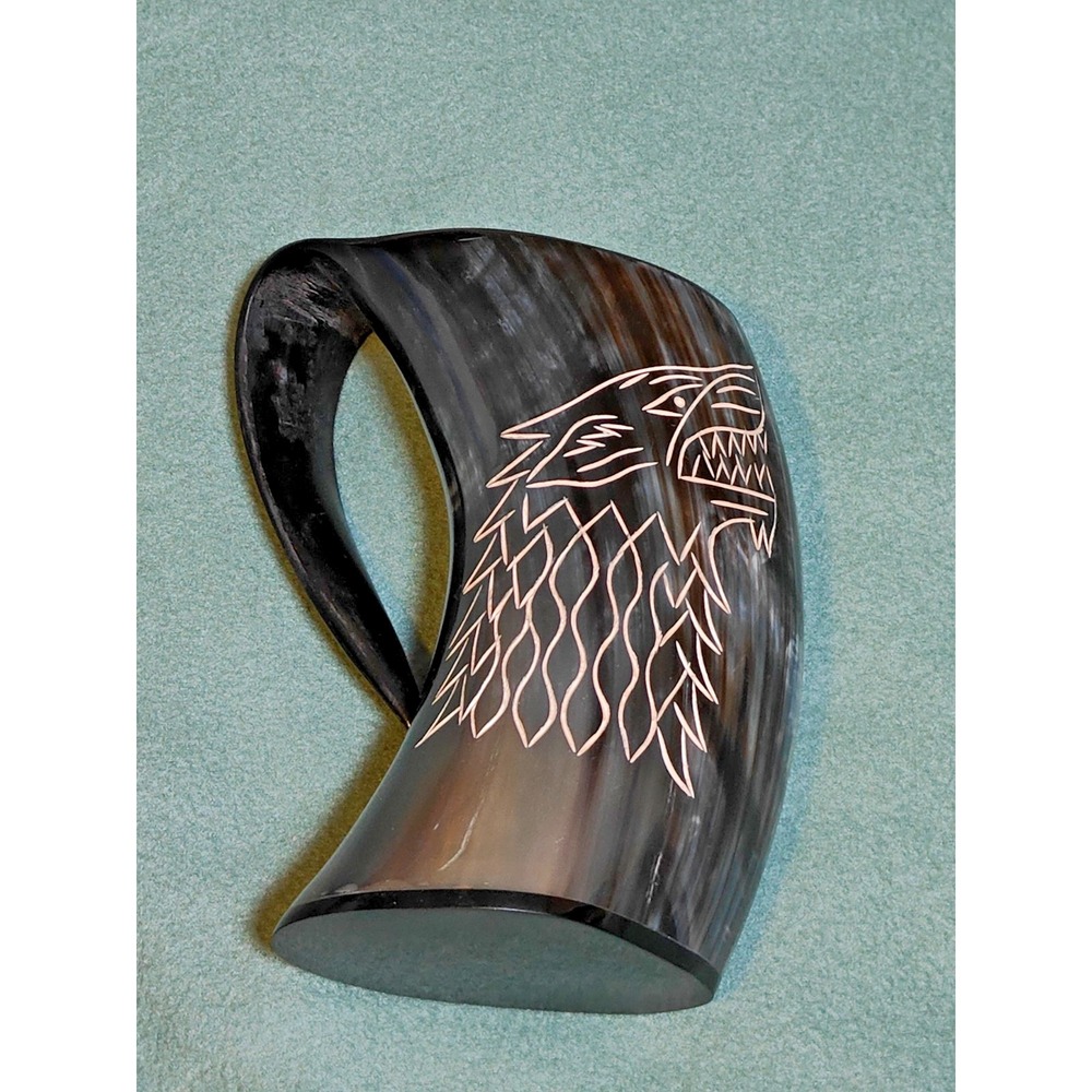 GOT Wolf Drinking Horn Mug